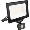 Ledvion - Proiettore LED con Sensore di Movimento, 50 Watt, Osram, 4000K, 6000 Lumen, IP44, Inclusa connessione rapida & 2 anni di garanzia