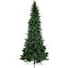 Moranduzzo - Albero di Natale Slim Verde Abete Artificiale Luxury "Monte Cimone " - 150 cm Ø 54 cm, 632 Rami Folti e Densi, Real Touch PE/PVC, Apertura ad Ombrello, Aspetto Realistico Naturale