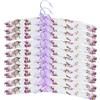 Pesoncarl Grucce per Vestiti Imbottite da Donna - 10 Pezzi da 38,1 cm, Antiscivolo per Maglioni, Camicette, Lingerie - Rosa
