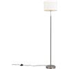 Qazqa vt - Lampada da terra Moderno - 1 luce - Ø 300 mm - Bianco - Moderno - Soggiorno I Camera da letto I Sala da Pranzo I Cucina