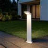 TEKHOME Lampione da Giardino Moderno 10W, Paletto Luce LED Esterno 4000K, IP54 Impermeabile, H580mm, Lampada da Esterno per Vialetti, Cortile, Giardino - Alluminio 954PA-H580 (BIANCO)