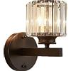ChaoZan lampade da Parete in Cristallo Applique Da Parete a Sospensione in bicchiere metallo Modern Metal E27 Illuminazione da Parete Soggiorno Corridoio sala da pranzo Ristoranti Camera da letto
