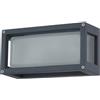 Lucande Applique da esterni dimmerabile (Moderno) colore Nero, in Alluminio applique lampada LED outdoor per facciata/parete terrazzo e balcone