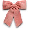 Generico Fiocco in velluto imbottito ROSA ANTICO decorazione Natalizia Puntale Albero di Natale fuori porta Coccarda Ghirlanda addobbo MALVA CIPRIA (60 cm)