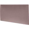 mollis homelike interiors Mollis, pannello da parete rettangolare e decorativo, adatto come testiera del letto o protezione dagli impatti, riduce il suono e migliora l'acustica, in schiuma, 60 x 30 cm, rosa