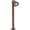 Qazqa ciara - Palo da giardino Moderno - 1 luce - L 10 cm - Ruggine - Moderno - Illuminazione esterna