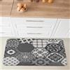 Comart - Tappeto Cucina Malaga - Passatoia 100% PVC - Antimacchia - Antiscivolo - Impermeabile - Tappetino Lavabile in Lavatrice - Corsia Moderna per Cucina e Corridoio - Cementine Grigie - 55x75 cm