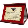 Generico Targa Laurea | Cofanetto con Pergamena | congratulazioni per Diploma di Laurea | Regalo (Rosso)