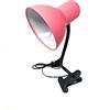 vetrinein rete Vetrineinrete® Lampada snodabile da scrivania con pinza braccio flessibile luce da tavolo orientabile con attacco per lampadine E27 (Rosa) P77