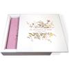 PHOTOCITY Scatola album matrimonio 30x30 cm, Scatola per album fotografico Comunione, per fotolibri professionali, Gold box con coperchio magnetico (30x30 cm)