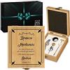 Maverton Set Cavatappi da Vino - Kit da Sommelier Degustazione Perfetta Personalizzato - Scatola in Legno di bambù + 4 Pezzi di Accessori Vino - Regalo Uomo - Regalo di Natale - Buon Vino