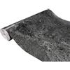 DecoMeister Pellicola Adesiva per Mobili 90x210 cm - Carta Adesiva Effetto Pietra per Rivestimento Mobili Cucina e Tavoli - Pellicola Decorativa Lavabile e Impermeabile - Cemento Scuro