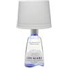 sicilia bedda - Lampada Bottiglia GIN MARE Completa di Paralume - Elegante Complemento d'arredo