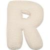 BLLMTEAR Cuscino a forma di lettera dell'alfabeto inglese, morbido peluche, decorativo, didattico, 38 cm x 30 cm, PP Cotton, throw pillow(R 1)