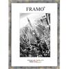 FRAMO 35mm Cornice per Immagini 68 x 22 cm | Blu Argento Oro | Cornice in MDF Fatta a Mano con lastra di Vetro Artificiale antiriflesso a Prova di Rottura e Robusta Parete Posteriore in MDF