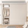 Single tree forest Tende Antipolvere Facili da installare con binari autoadesivi, Adatte per armadi, lavatrici e cucine-Beige- W150cmxH220cm