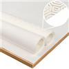 ANRO Protezione per tavolo, base per tovaglia, imbottitura per tavolo, protezione per tavolo, al metro, protezione Molton, dimensione rotabile con motivo, 2,2 mm, con non tessuto, rotondo, 100 cm