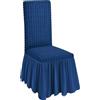 SalGiu Vestisedia Volant Gonna Con Schienale (6 pezzi) Elasticizzato Eleganti Universale (6 Blu)