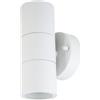 V-TAC VT-7622 Wandlamp buiten Up/Down - GU10 - RVS - Wit - IP44
