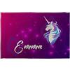 LolaPix Tovaglietta Unicorno. Tovaglia individuale. Tovaglia per bambini personalizzata. Tovaglietta di stoffa. Regali personalizzati. Vari disegni. UNICORN