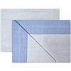 Vionara Home Completo Lenzuola in Flanella di Puro Cotone, Anti-pilling, Completo Letto Invernale in Morbido Caldo Cotone, Made in Italy (F140 - Azzurro, Una Piazza e Mezza)
