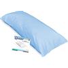 Tex family Federa Queen per Cuscino Letto Maxi Misura cm. 55 X 160 - Azzurro
