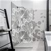kina - RAV0025 Pellicole adesive per Vetri Rotolo Adesivo Trasparente Misura 60x200 cm Lavabile AntiGraffio Decorazione Box Doccia Finestre Uffici
