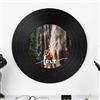 Wanapix | Disco in Vinile Personalizzato | Love | Disco in Vinile Decorativo | Da Appendere | Gancetto per Appenderlo al muro Incluso | Regalo Originale | 30ø cm