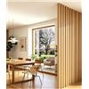 QWEASDF Divisorio per Ambienti ， divisori per stanze, doghe regolabili/parete divisoria dal pavimento al soffitto, pali di separazione stanze colonne ，schermo per la privacy(8 root,200cm/78.7in/6.56ft)