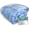 Tex family TRAPUNTA FIOCCO © QUADRI d'azzurro Piumone Invernale made in Italy - 2 PIAZZE