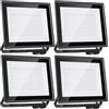 Aigostar Faretto LED da Esterno 70W 6100LM, Faretti LED Esterno Impermeabile IP65, 6500K Bianca Fredda, per Giardino, Cortile, Garage, Pareti. 4 pcs