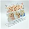 PV Grafik Regalo Festa dei Nonni Targa con Foto Festa dei Nonni, Regalo Festa dei Nonni Personalizzato, targa in plexiglass idea regalo con foto. Incluso scatola e lettera auguri (Nonna Piega)