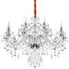 Ridgeyard 15 Luci Lampadario di Cristallo K9 Lampadario di Cristallo da Soffitto, Trasparente