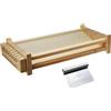 MISTERMOBY- Chitarra per Pasta Fresca - Chitarra per Spaghetti Fettuccine Tagliatelle Artigianale Abruzzese - con Spatola Tagliapasta Inclusa, Corde in Acciaio Inox - qualità Superiore Made in Italy