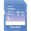 SanDisk Memoria flash SanDisk Creator 1 TB SDXC UHS-II Classe 10 [SDSDXEP-1T00-GNCIS]