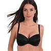 Vivisence Classico Reggiseno Donna Fiocchi Decorativi Perfecto Sostegno 1085, Nero,5F