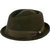 LIERYS CAPPELLISHOP Classic Pork Pie Cappello di Feltro di Lana Tascabile Prodotto in Italia Unisex Tutto l Anno