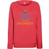 Fabulous Felpa da donna Keep Calm I'm an Engineer Parodia Artigianato Lavoro Ingegnere, rosso, XL
