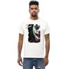 street style Urban Men Face of Joker Why So Serious T-Shirt Uomo Manica Corta Cotone Bianco XL