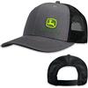 John Deere Gray Moline 112 Fit cap Cappello Nero Mesh Logo Laterale, Nero, Taglia Unica
