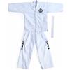 Volere è potere Uniforme Taekwondo Gi Set Taekwondo ITF Standard Uniforme TKD Suit con cintura 160 cm, bianco, Suitable for 160cm height