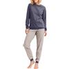 CALIDA Pigiama da Donna Graphic Nights, Graystone, 48-50