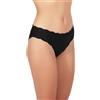 EGI Bipack 2 Slip Donna in Cotone Elasticizzato Taglio Vivo - Mutande Senza Cuciture Invisibili Morbide - Bianco Nero Blu Grigio Art. 3152 (IT, Testo, S, M, Regular, Regular, Nero)