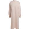adidas Vestito da donna in pile sotto il ginocchio, Vapur Rosa, Medium