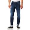 Replay Jeans Hyperflex Slim Fit Anbass da Uomo Realizzati in Materiale Riciclato con Elasticità, Blu (Dark Blue 007), 36W / 32L
