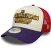 New Era Berretto 9FORTY E-Frame Trucker UFC Ultimate Fighting Ulti-Man Crema Blu Rosso