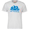 SUNDEK T-Shirt M021TEJ7800 New Simeon Tg. L col. 00606 White/Bianco