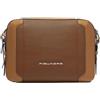 PIQUADRO Borsa tracolla donna modello camera case Donna pelle e tessuto cuoio