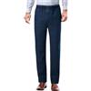 YOSUWOAI Pantaloni caldi in jeans da uomo, invernali, imbottiti, per il tempo libero, dritto, in vita elasticizzata, con elastico, O blu., XL