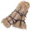 DEARMAMY Scaldamuscoli Vichingo Unisex in Poliestere con Fasce Regolabili, Coprigambe Morbidi e Caldi per Eventi Cosplay e Halloween,